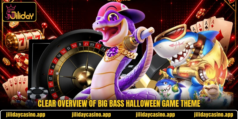Clear overview of Big Bass Halloween game theme