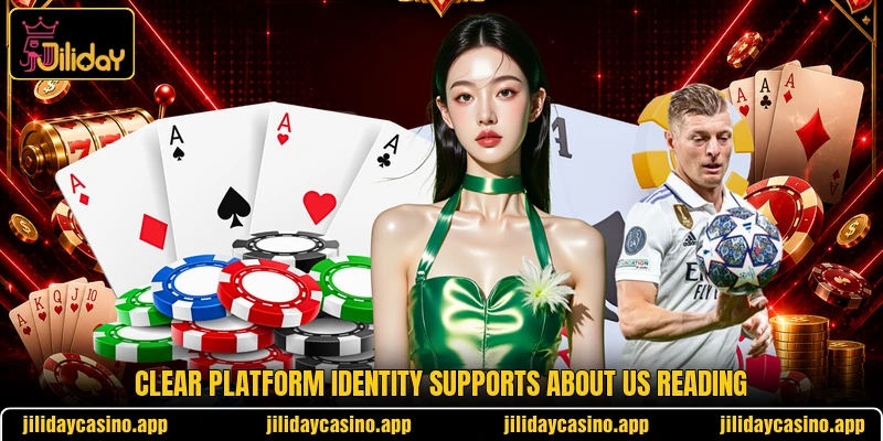 Clear platform identity supports about us reading