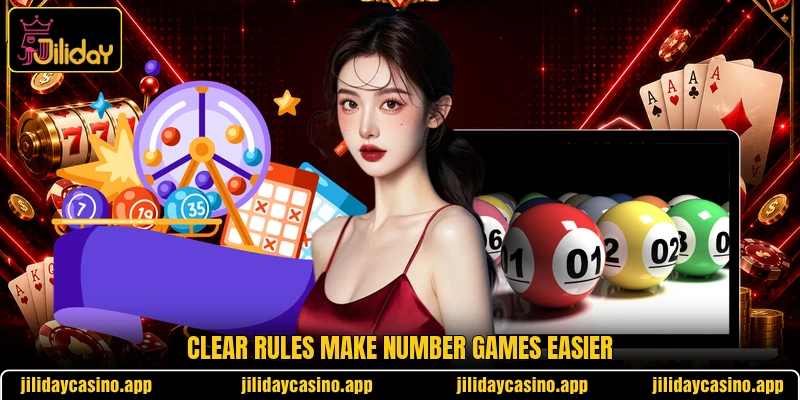 Clear rules make number games easier Clear rules make number games easier