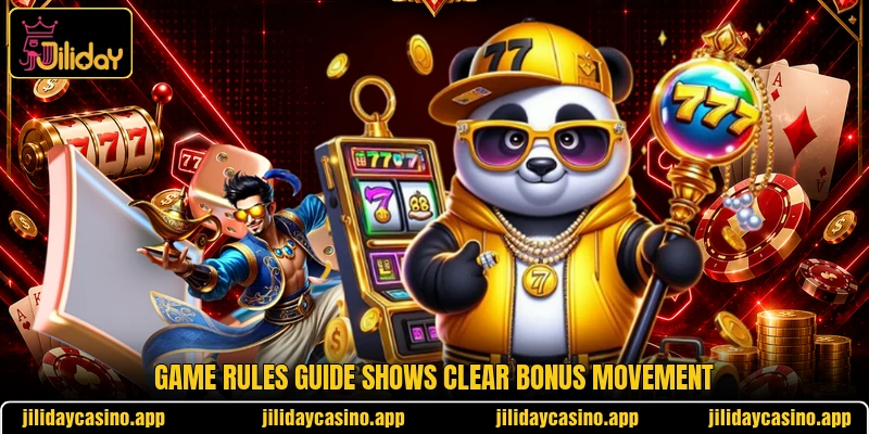 Game rules guide shows clear bonus movement