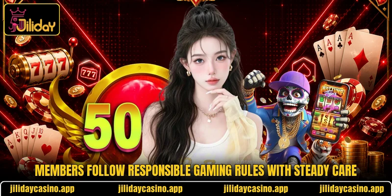Members follow responsible gaming rules with steady care Members follow responsible gaming rules with steady care