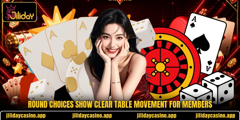 Round choices show clear table movement for members