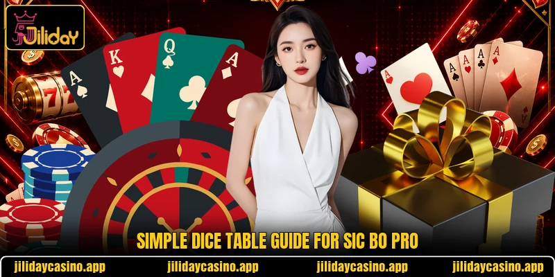 Simple dice table guide for Sic Bo Pro Simple dice table guide for Sic Bo Pro