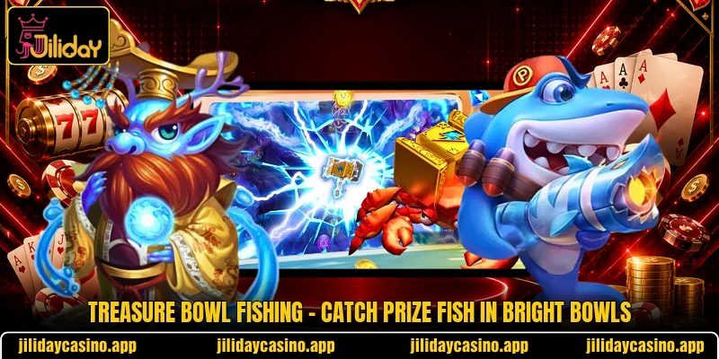 Treasure Bowl Fishing - Catch Prize Fish In Bright Bowls